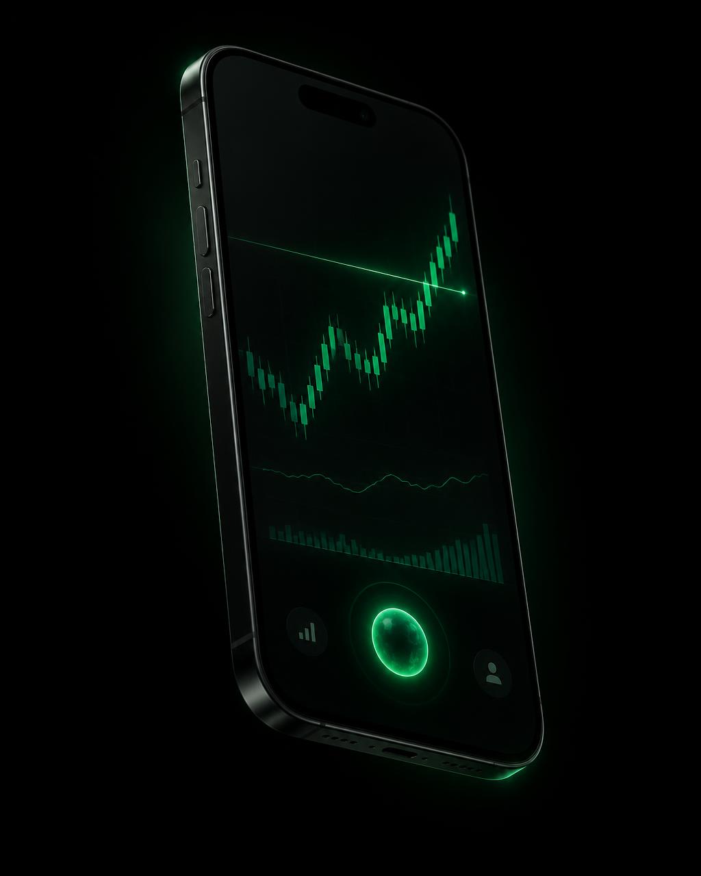Otis trading coach shown on an iPhone